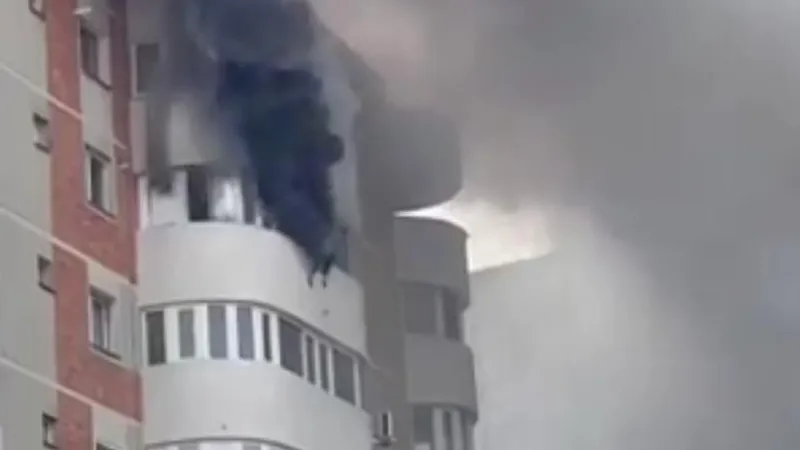 Incendiul din Constanța/FOTO: captură video