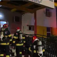 Pompierii au stins incendiul de la Spitalul Robănescu Foto: captură video IGSU