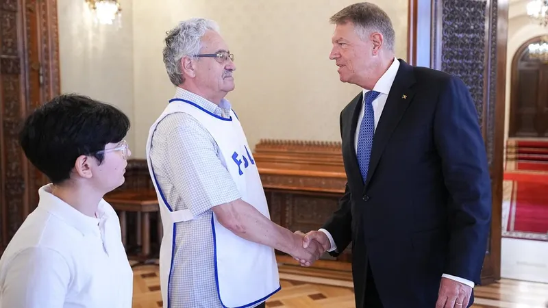 Președintele s-a întâlnit cu reprezentanții sindicatelor din Învățământ FOTO: Administrația prezidențială