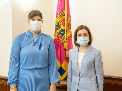 MAia Sandu și Laura Codruța Kovesi s-au întâlnit la Chișinău/Foto: Presedinte.md