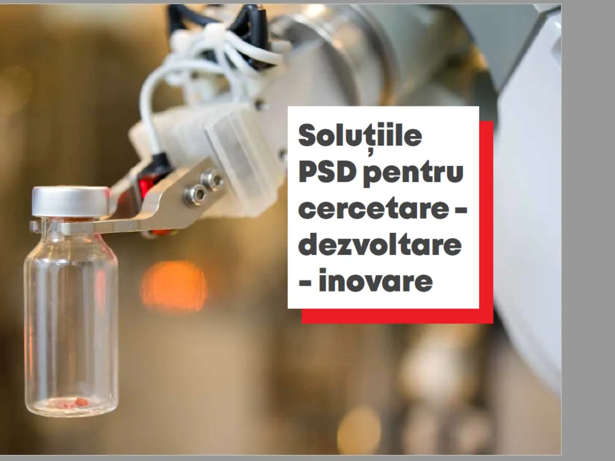 Pogram guvernare PSD în cercetare