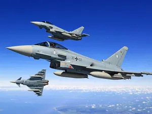 Avioane Eurofighter ale Germaniei, desfășurate în Polonia - Foto: Profimedia Images (imagine cu rol ilustrativ)