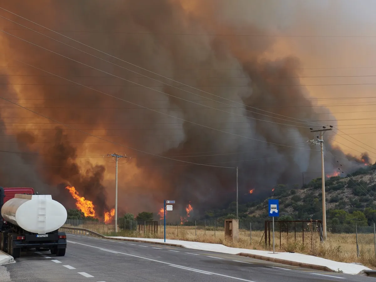 Incendii devastatoare în Grecia -Sursa foto: Profimedia Images