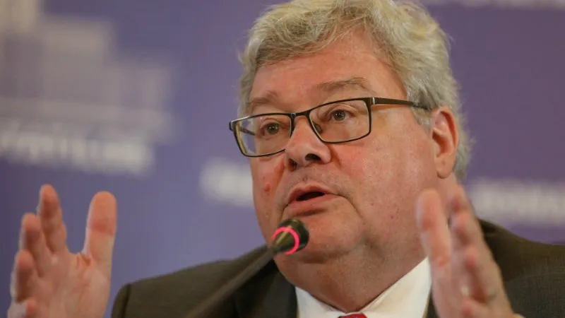 Reinhard  Butikofer critică acțiunile lui Liviu Dragnea din justiție. Foto Inquam Photos/Alexandru Bușcă