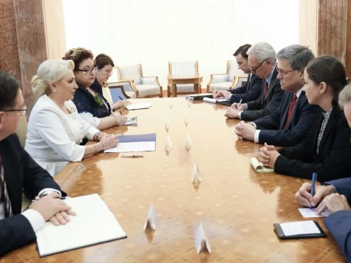 Premierul Viorica Dăncilă în discuții cu procurorul general al SUA, William Barr