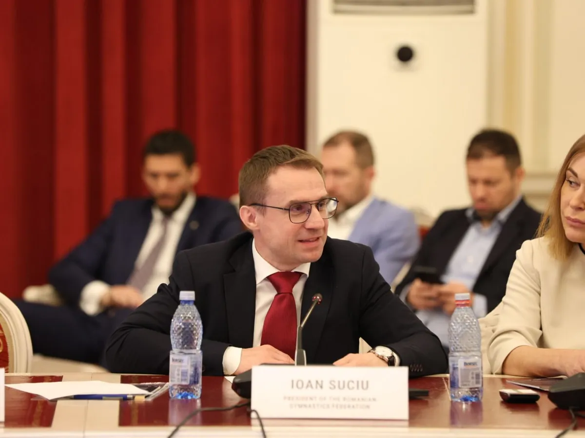 Ioan Suciu, președintele Federației Române de Gimnastică Foto: Diplomacy 360
