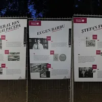 Panourile amplasate în Parcul Copiilor „Cireșarii”, din sectorul 1- Foto: Facebook/Cristian Tudor Popescu