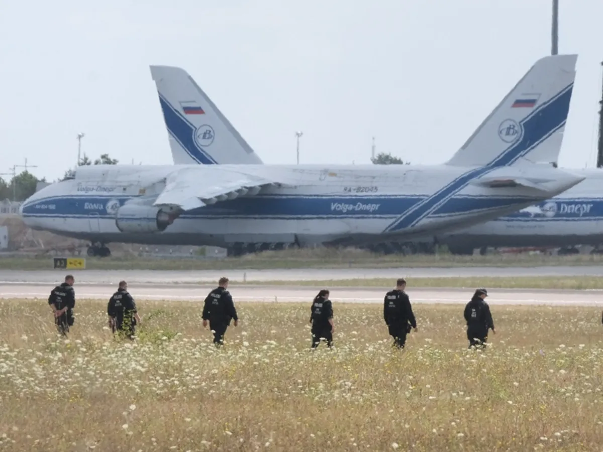 Forrțele de securitate germane au intrat în alertă după ce o dronă cu explozibil a fost descoperită pe aeroportul din Leipzig Foto: profimediaimages.ro