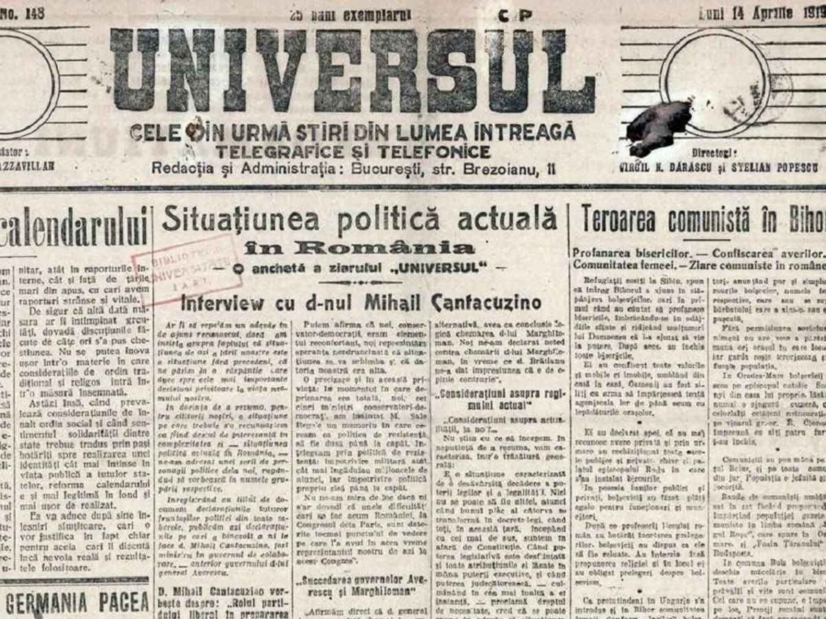 De ce a pierdut România 13 zile din calendar, la 1 aprilie 1919