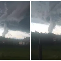 Spaimă la Bistrița din cauza furtunilor! O „tornadă” i-a surprins pe locuitorii unui sat din județ - Foto: Facebook/ Imagine cu caracter ilustrativ