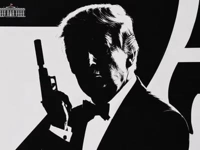 Donald Trump, pe post de James Bond, cu ajutorul AI - Foto: X/The White House