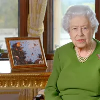 Suverana britanică a transmis un mesaj video participanților reuniunii de la Glasgow. FOTO: Captură video