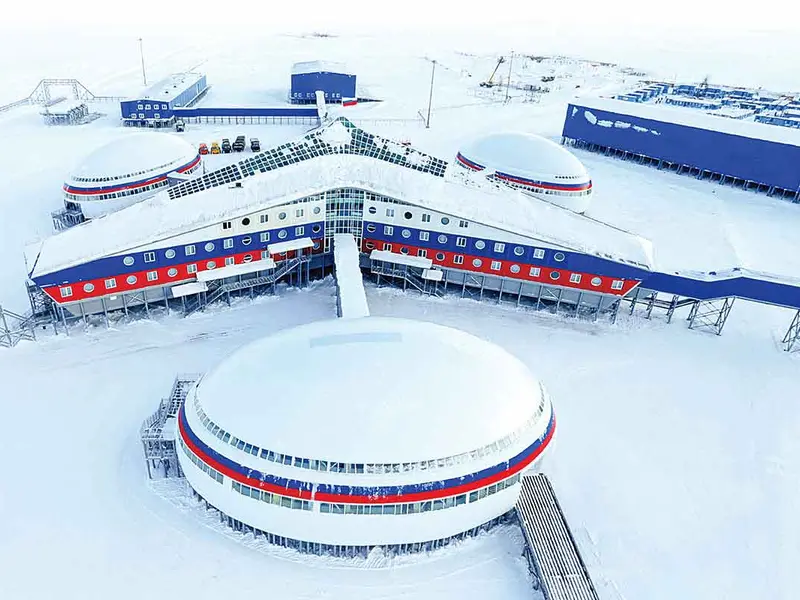 Baza militară Arctic Trefoil de pe insula Alexandra, parte a arhipelagului Ținutului „Franz Josef“ - Foto: Getty Images