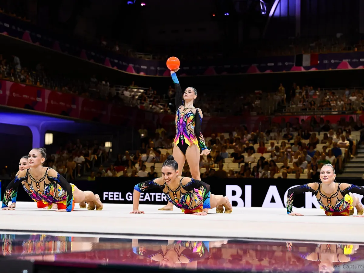 Ansamblul României s-a calificat la Campionatele Mondiale de gimnastică ritmică 2027 - Foto: Federatia Romana de Gimnastica Ritmica