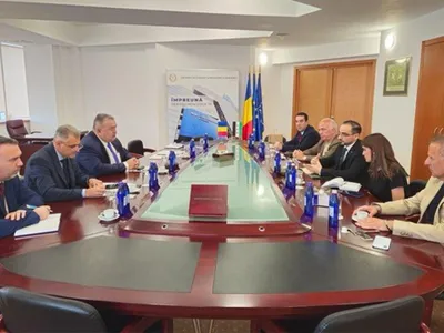 Întâlnire între președintele CCIR, Mihai Daraban, și Anas Radwan Albadawi, însărcinat cu afaceri al Republicii Arabe Siriene în România - Foto: CCIR