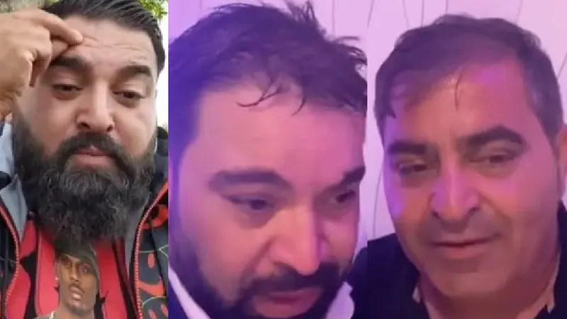 Membrii clanului Duduianu au sfârșit prost. Lis-a tras de la manele. Anaser Duduianu (stânga), Florin Salam și Seif Duduianu Foto: Facebook