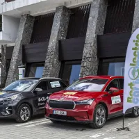 Skoda Enyaq iV, votată Best Electric Car in Romania 2021. Kia e-Niro a luat premiul de popularitate. / Foto: Bogdan Para