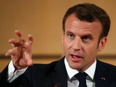 Președintele Franței, Emmanuel Macron, critică poziția pro-americană a ministrului german al apărării/FOTO: Reuters