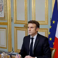 Emmanuel Macron a fost reales pentru un al doilea mandat de preşedinte al Franţei cu 58,5% din voturi. / Foto: news.ro