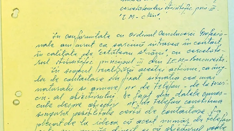 LA ORDINUL SECURITĂȚII Cele două documente fac legătura între Isărescu și sursa „Manole“