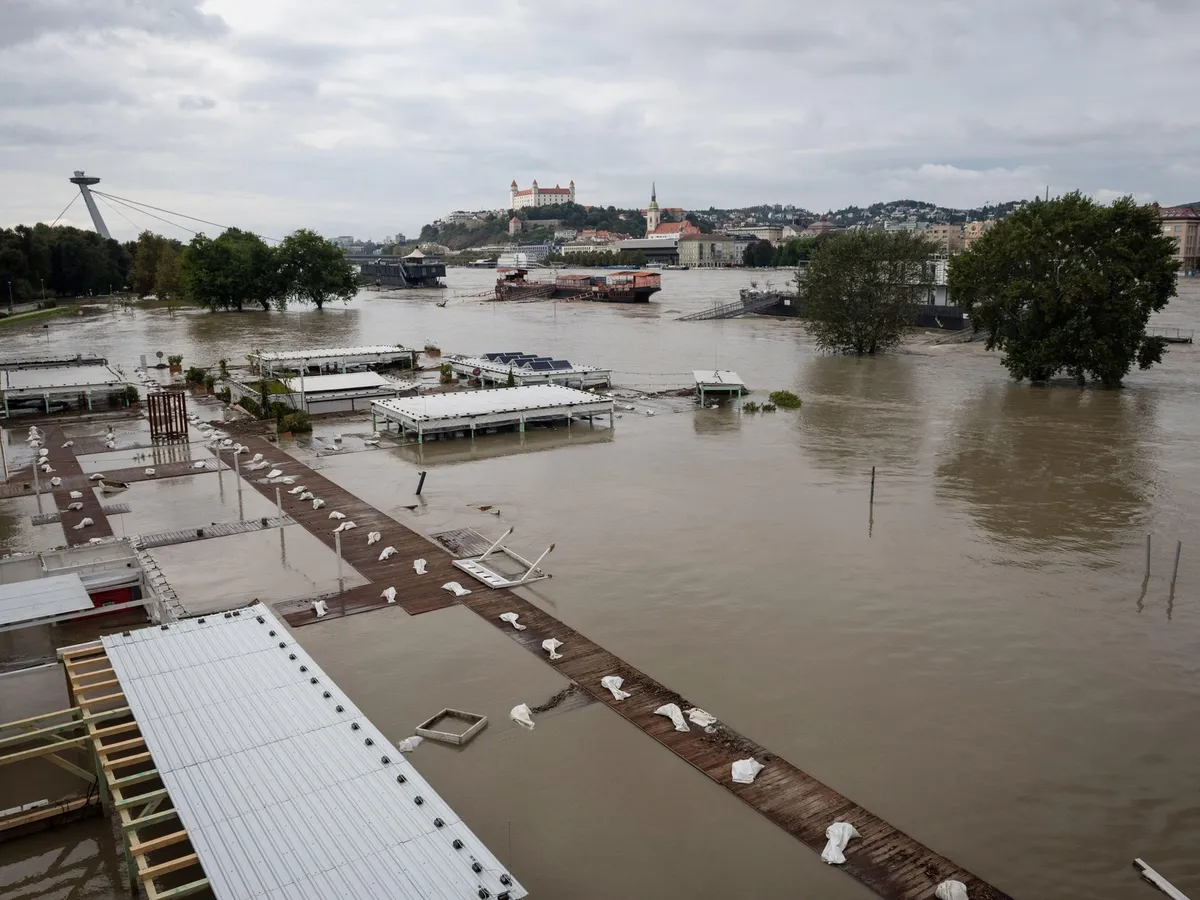 Digul de la Fetești este în pericol din cauza creșterii debitului Dunării. Se îndreaptă spre țară Foto: Profimedia Images (fotografie cu caracter ilustrativ)