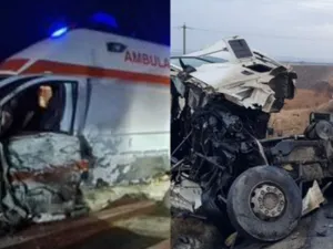 Accidentul rutier de la Bălțați, județul Iași. Sursa: ziaruldeiasi.ro