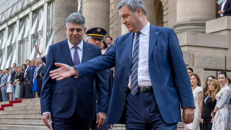 De ce l-a invitat Ciolacu pe premierul Bavariei la Castelul Bran? „Indiferent cât usturoi mâncăm” - Foto: Profimediaimages.ro