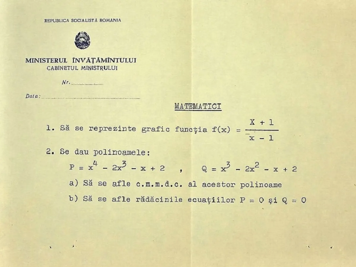 Nicolae Ceaușescu a dat bacalaureatul la 47 de ani