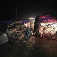 Accident pe DN 2 la Adjud Foto: ISU Vrancea