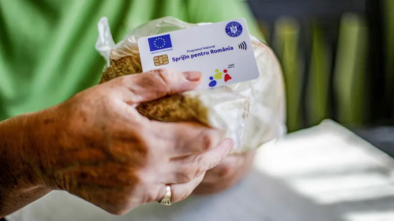 De ce întârzie plata pe cardurile de alimente câteva zile? Pensionarii cu venituri mici, afectați - Foto: INQUAM PHOTOS / Raul Giuglea