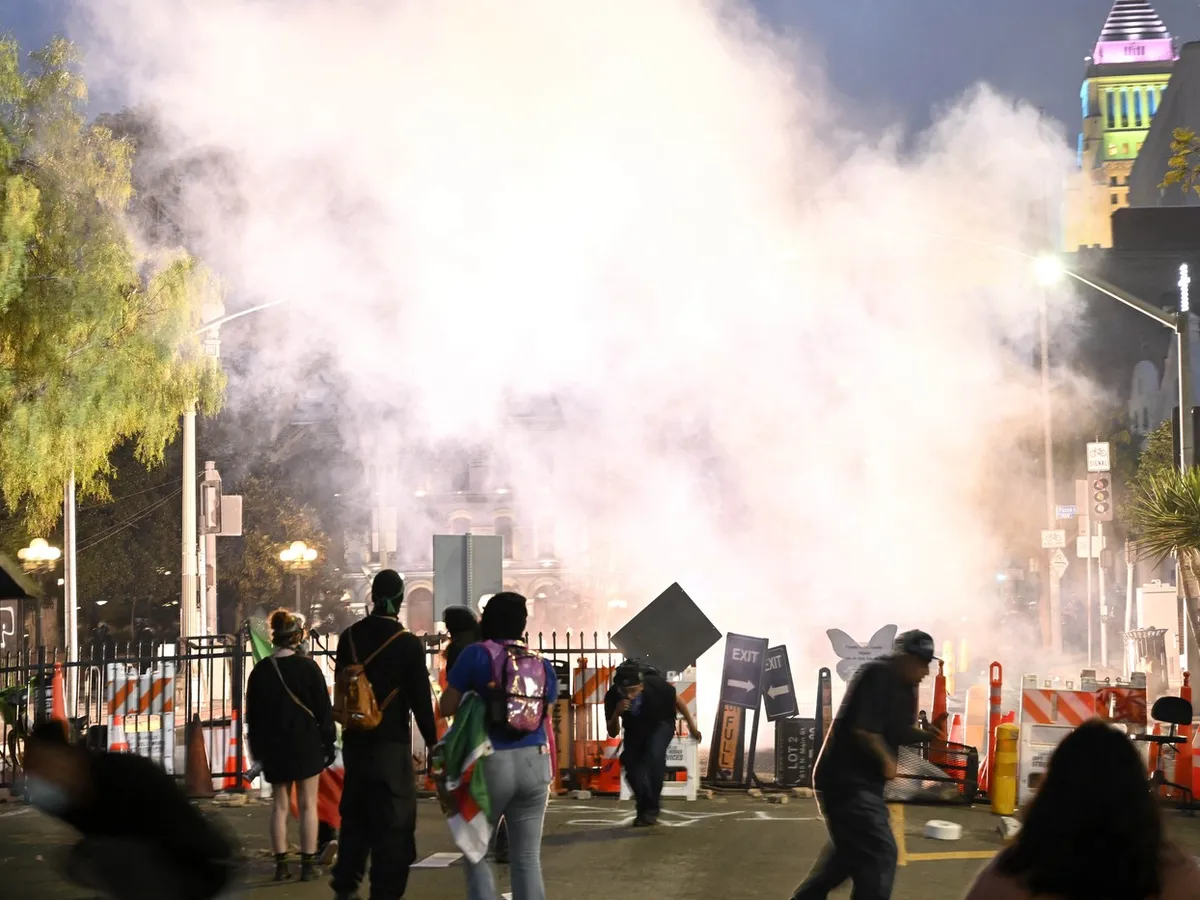 Proteste violente în Los Angeles Foto: profimediaimages.ro