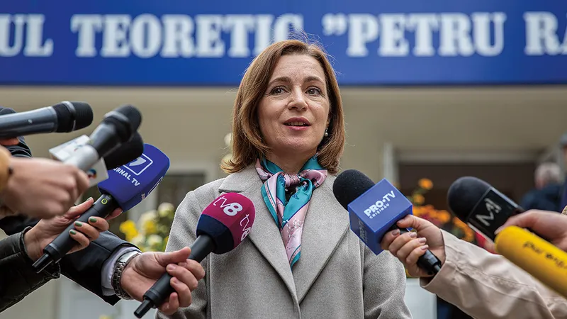Maia Sandu este cotată cu prima șansă la alegerile prezidențiale din Moldova - Foto: INQUAM PHOTOS/ Elena Covalenco