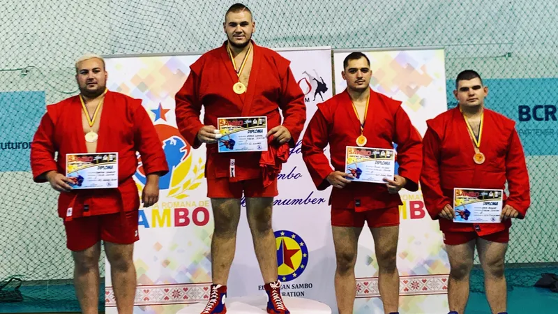 Daniel Natea a făcut rapid trecerea de la Judo la Sambo, iar rezultatele au venit imediat Foto: arhiva personală