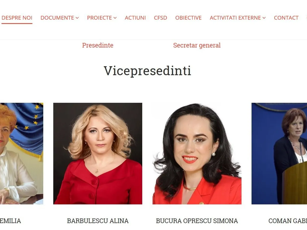 Gabriela Coman, vicepreședintă OFSD. Sursa: ofsd.ro