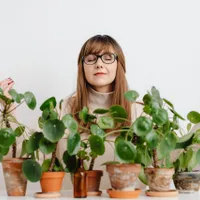 Femeie cu plante - Foto: Pexels (Imagine cu rol ilustrativ)