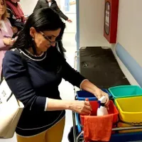 Sorina Pintea, ministra demisă a Sănătății, își spăla imaginea cu vizite în spitale, unde reclama foarte multe nereguli, în plină epidemie de gripă.