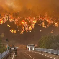 Sudul Europei arde la propriu. Incendii masive de vegetație în două țări iubite de români - Foto: Arhova