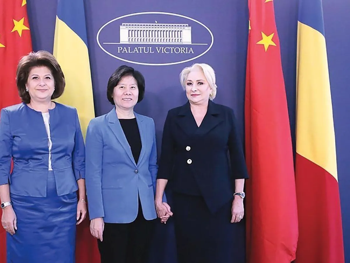 Dăncilă a preluat ștafeta chinezească de la Liviu Dragnea, dar degeaba. Premierul s-a întâlnit anul trecut cu Shen Yueyue, președinte al Federației Femeilor din toată China.