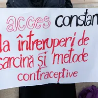 Protest al activistelor feministe, anul acesta. Sursă imagine: Facebook Filia