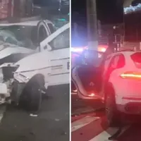 Mașină de poliție spulberată de un Porsche în Maramureș. Trei polițiști grav răniți, unul în comă - Foto: Observatornews - Captura foto