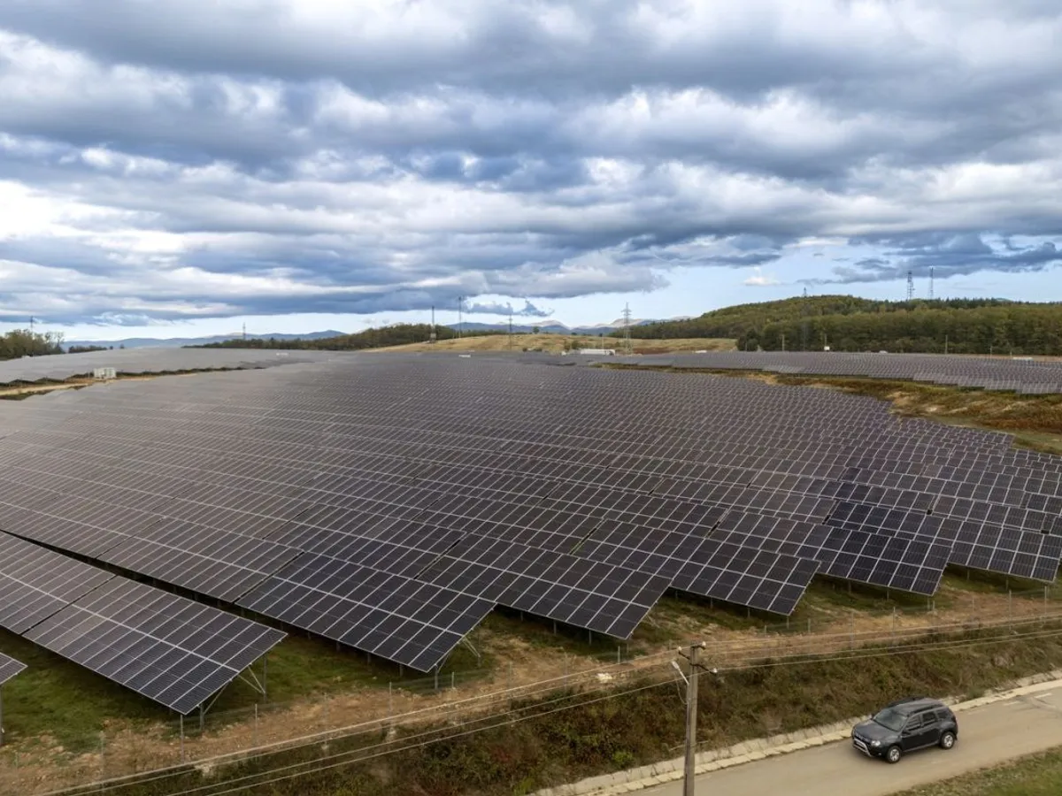 Fermă solară de la Slătioara - Foto: Profimedia Images