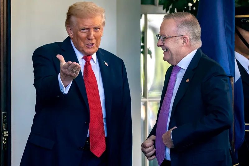 Donald Trump și Anthony Albanese