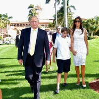 Familia Trump, la Mar-a-Lago Club , din Florida      Foto: Guliver/ Getty Images