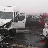 Accident pe autostrada/FOTO: Digi24