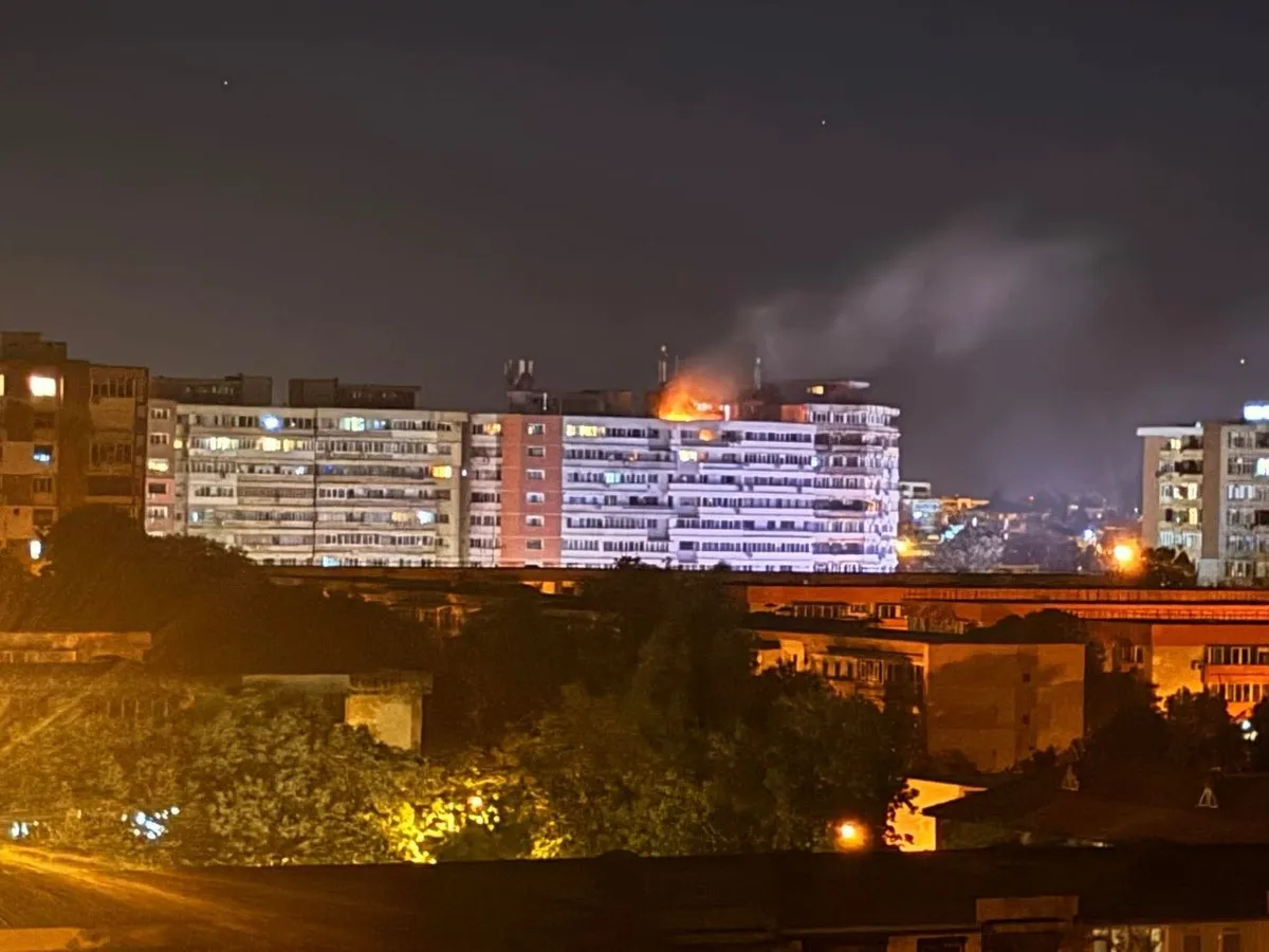 Atac cu drone la Galați - Foto: X / Rus War