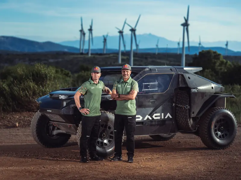 Dacia Sandrider „zboară” spre Dakar 2025. Loeb și Al-Attiyah, mulțumiți după primele teste - Foto: Dacia