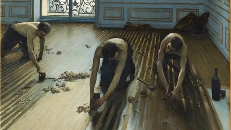 Expoziție inedită a „pictorului bărbaţilor”, la Muzeul d'Orsay. Rindeluiesc, ies din baie -  Foto: Muzeul d'Orsay - Imagine cu rol ilustrativ