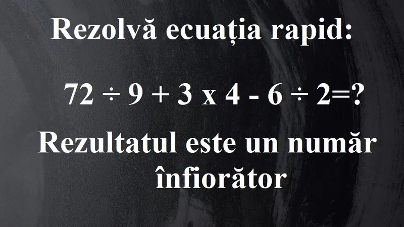 Problemă de matematică Foto: Newsweek