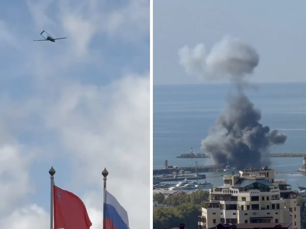 Atac masiv cu drone lângă Moscova. Mai multe blocuri, lovite. Explozii în portul din Soci, la Marea Neagră