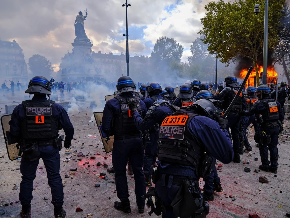 Proteste violente în Franța - Foto: Profimedia images